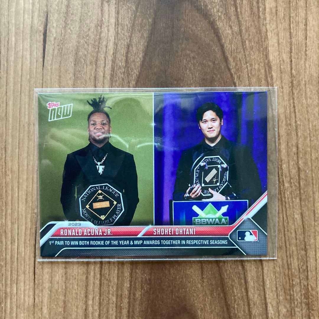 2024Topps Now大谷翔平アクーニャJ r MVP2018新人王 - メルカリ
