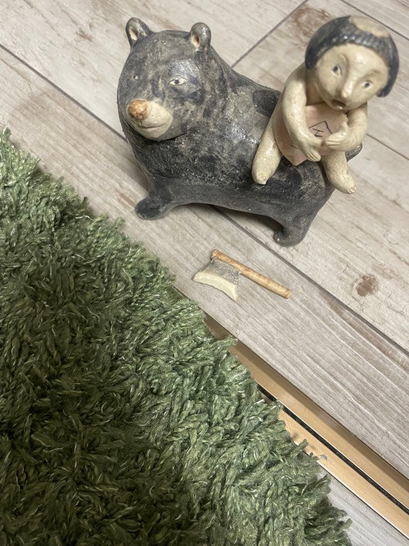 猫*様 大野素子　金太郎　人形オブジェ　五月人形