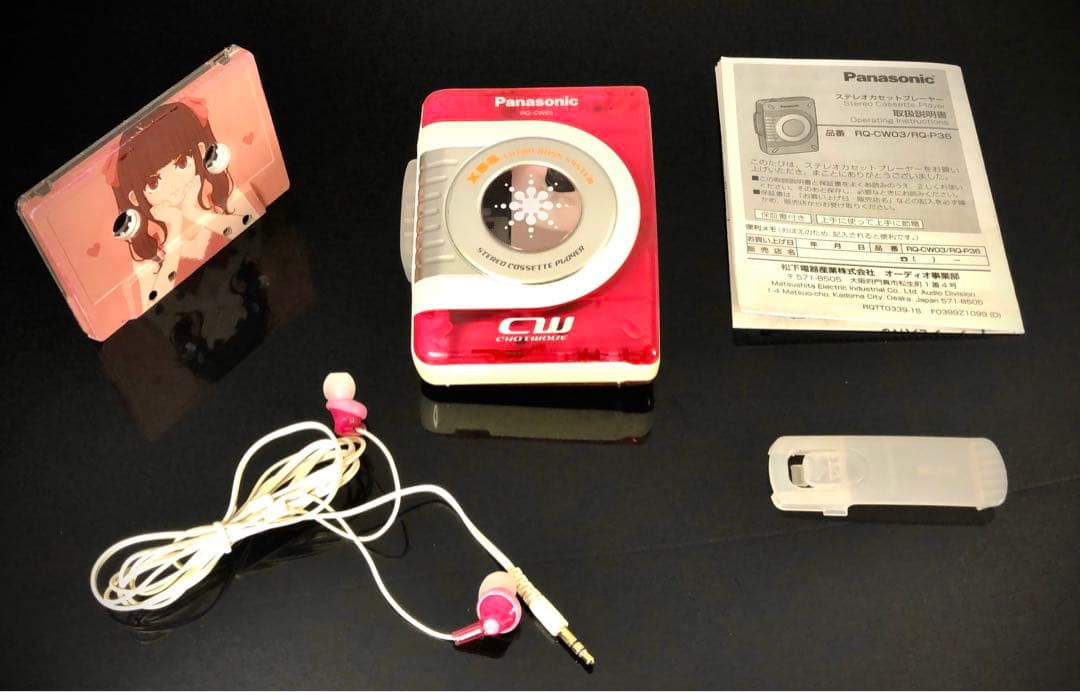 カセットプレーヤーPanasonic RQ-CW03 「 整備済み、完動超美品