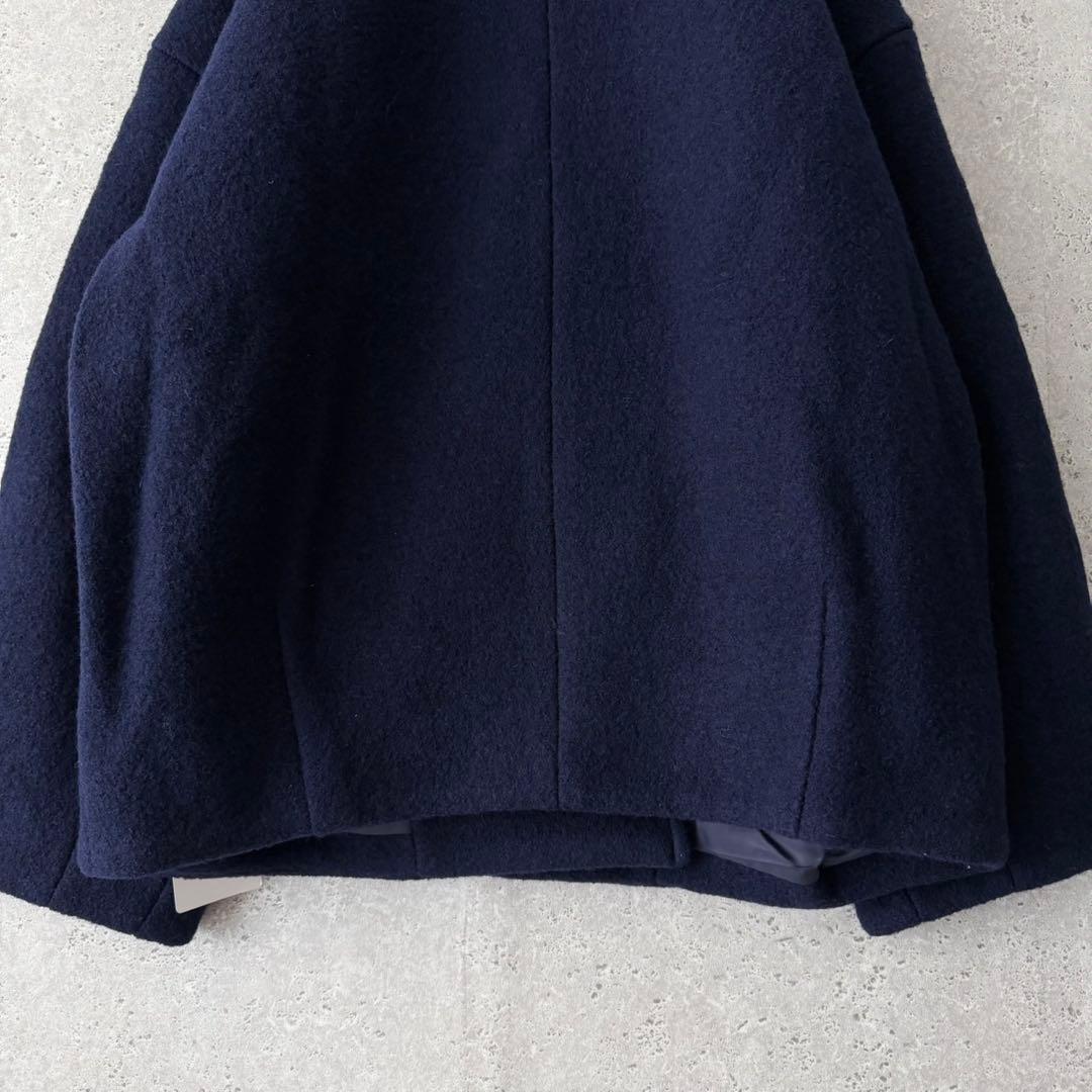 近年✨コラージュガリャルダガランテ 圧縮ウールコート ネイビー