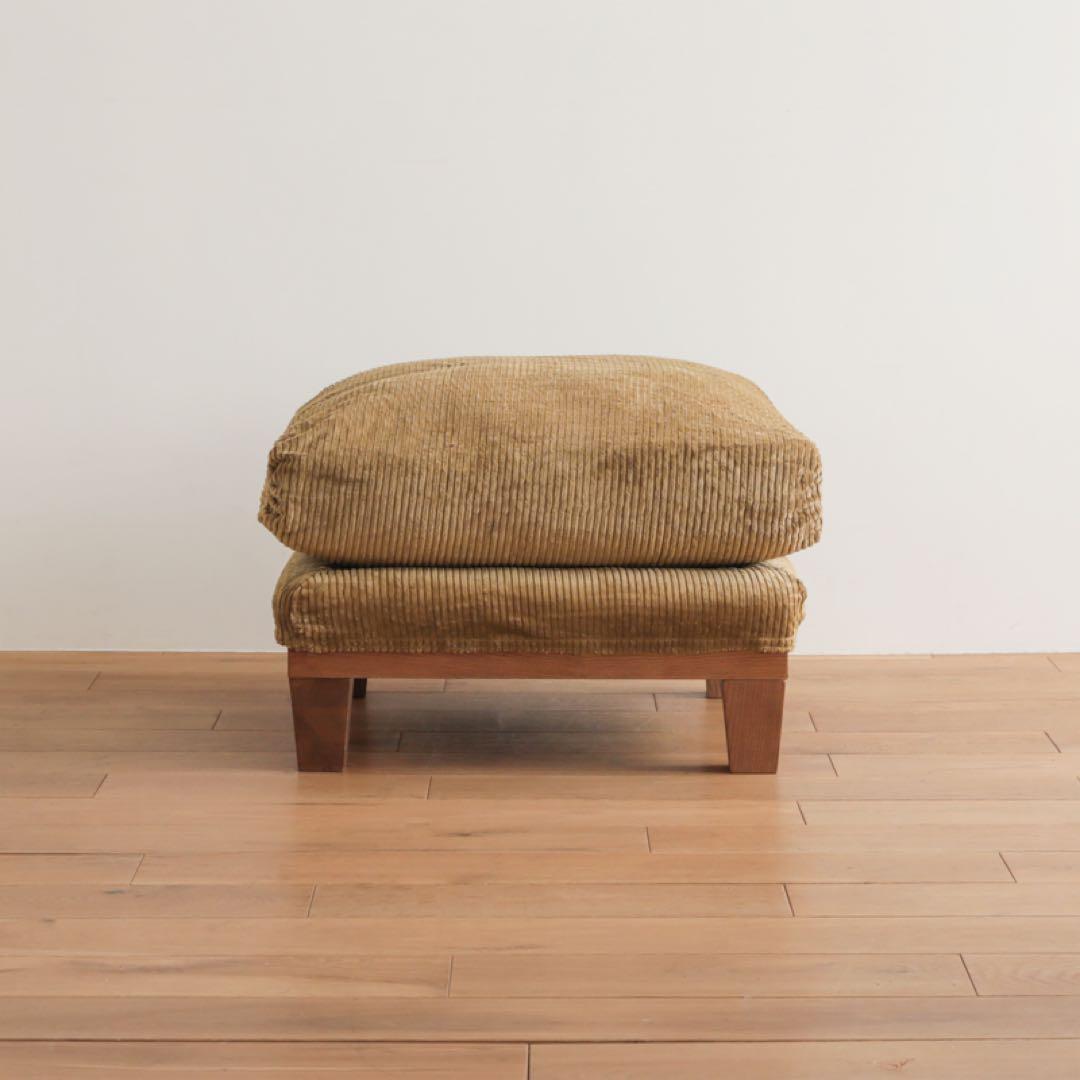 リセノ　フォルク folk オットマン　12cm ブラウン×キャメル オットマン folk／NA ｜家具・インテリア通販 Re:CENO(リセノ)
