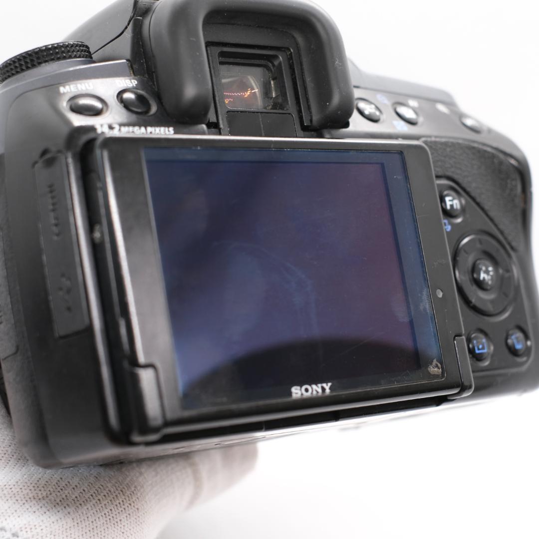 SONY α550 18-70mmレンズセット 初心者 一眼レフカメラ 訳あり