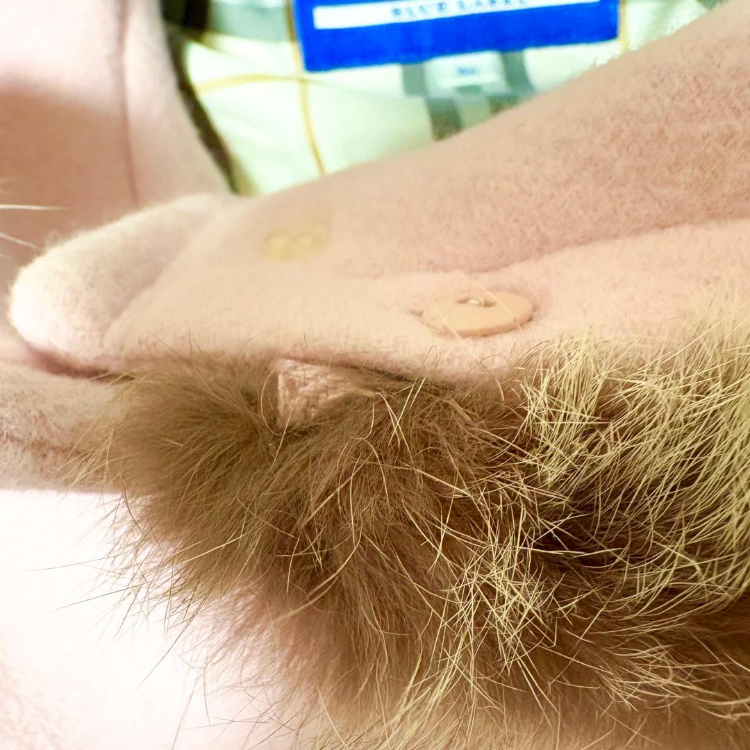 モア様リクエスト✨バーバリーブルーレーベル ピンク カシミヤ混