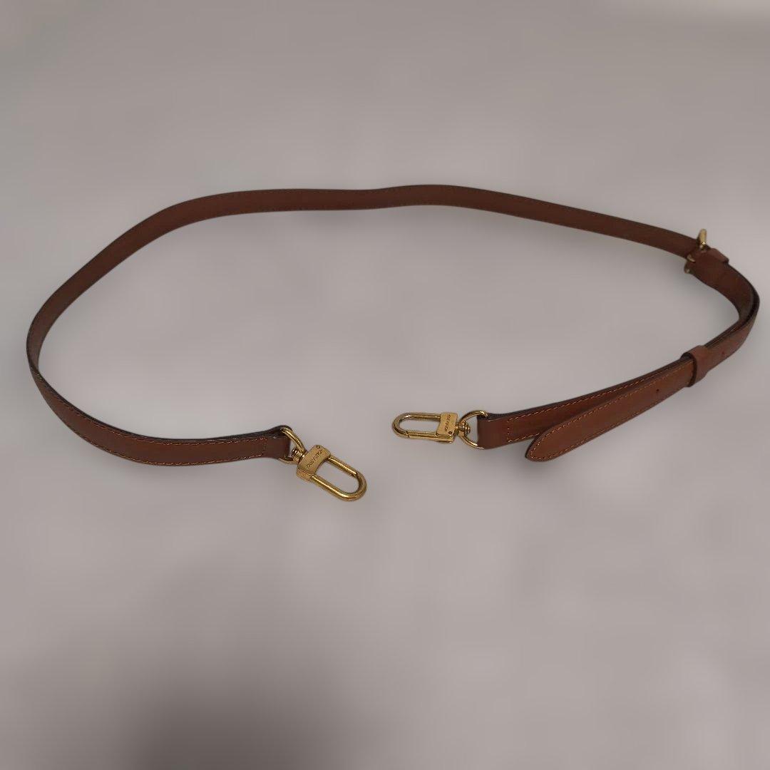 caamr ルイ・ヴィトン　ブラウンレザー ストラップ ゴールド金具 LOUIS VUITTON（ルイ・ヴィトン） ルイ ヴィトン ショルダーストラップ