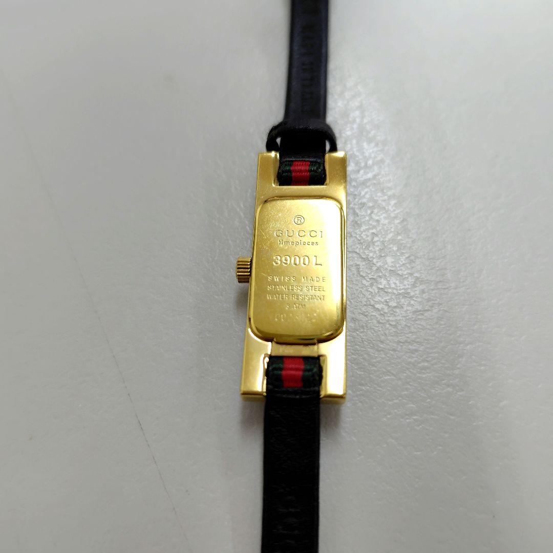 美品 GUCCI グッチ 3900L シェリーライン レディース腕時計 稼働品