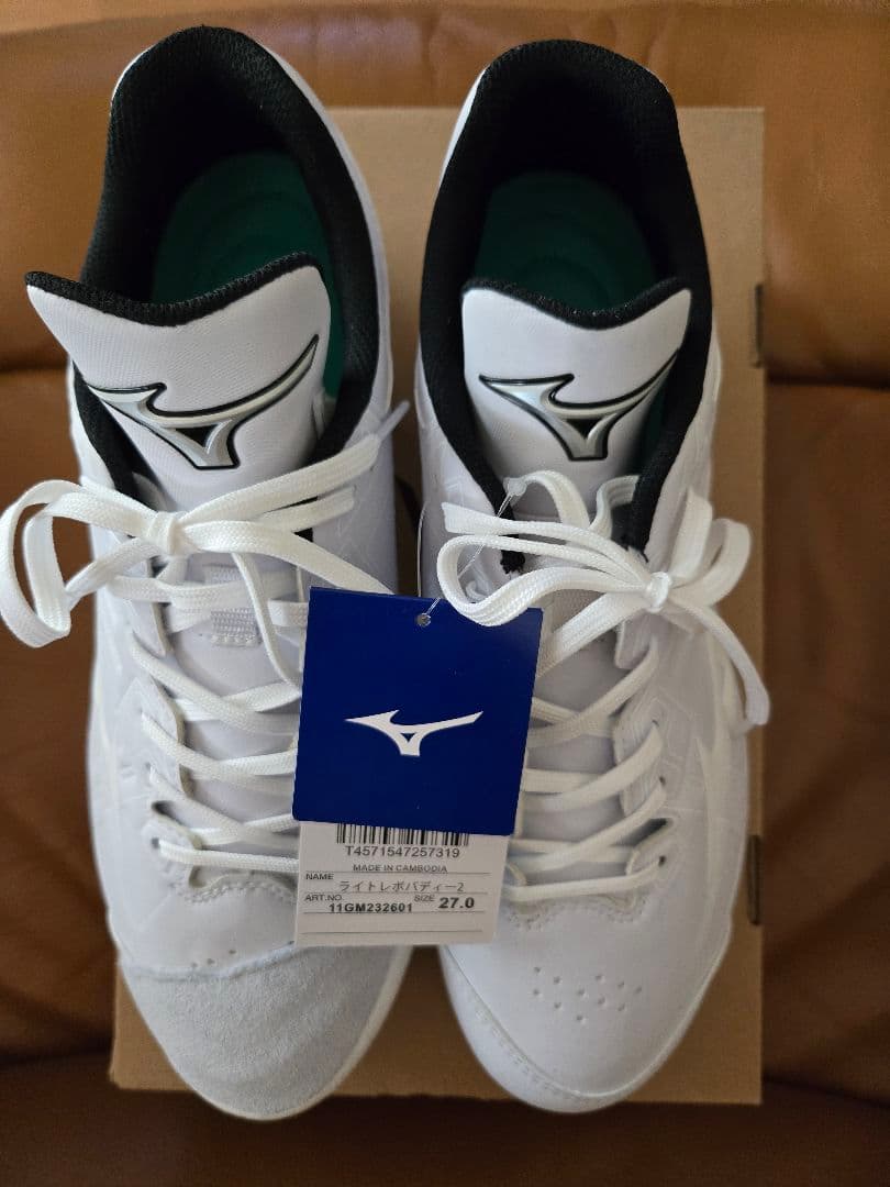 ☆新品未使用☆P革加工済み ミズノ mizuno 野球スパイク 27センチ