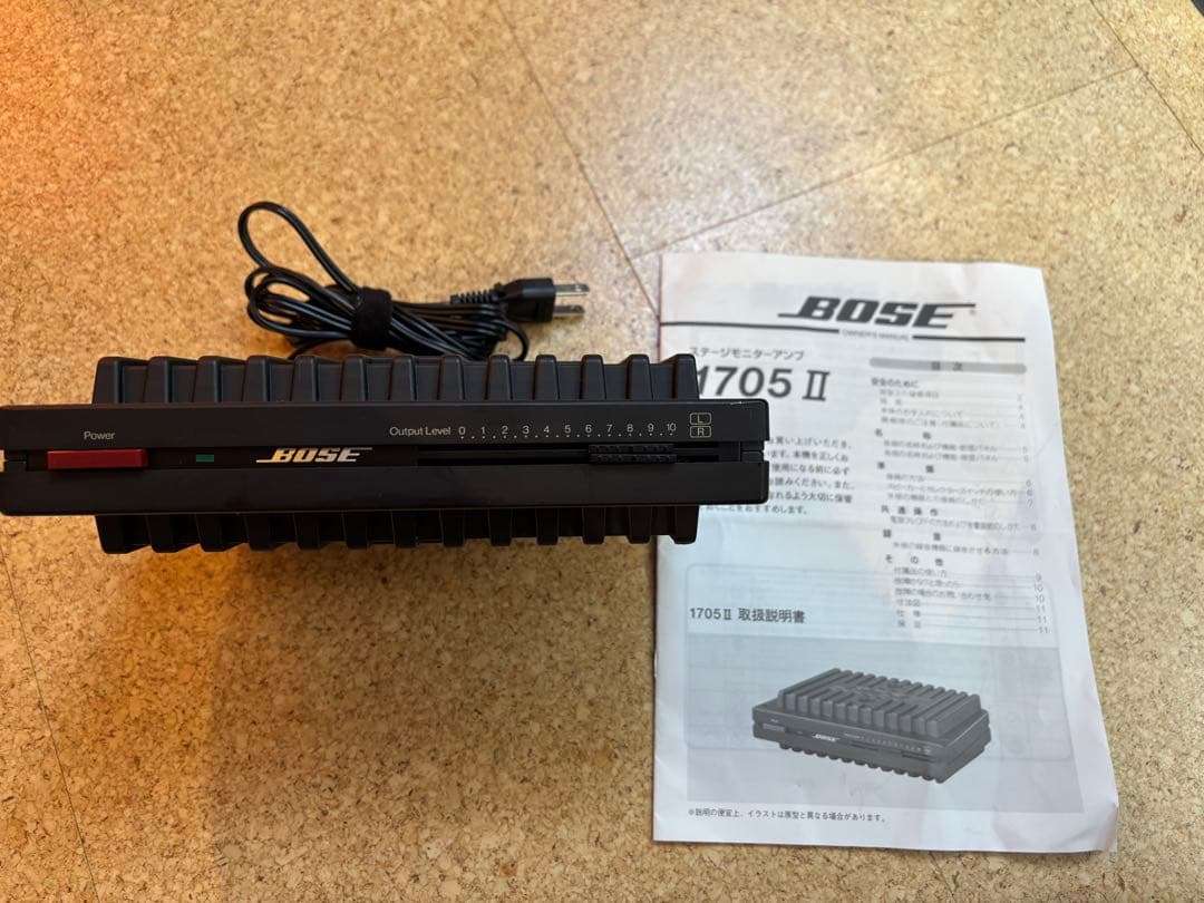 BOSE 1705 II パワーアンプ 本体 - メルカリ