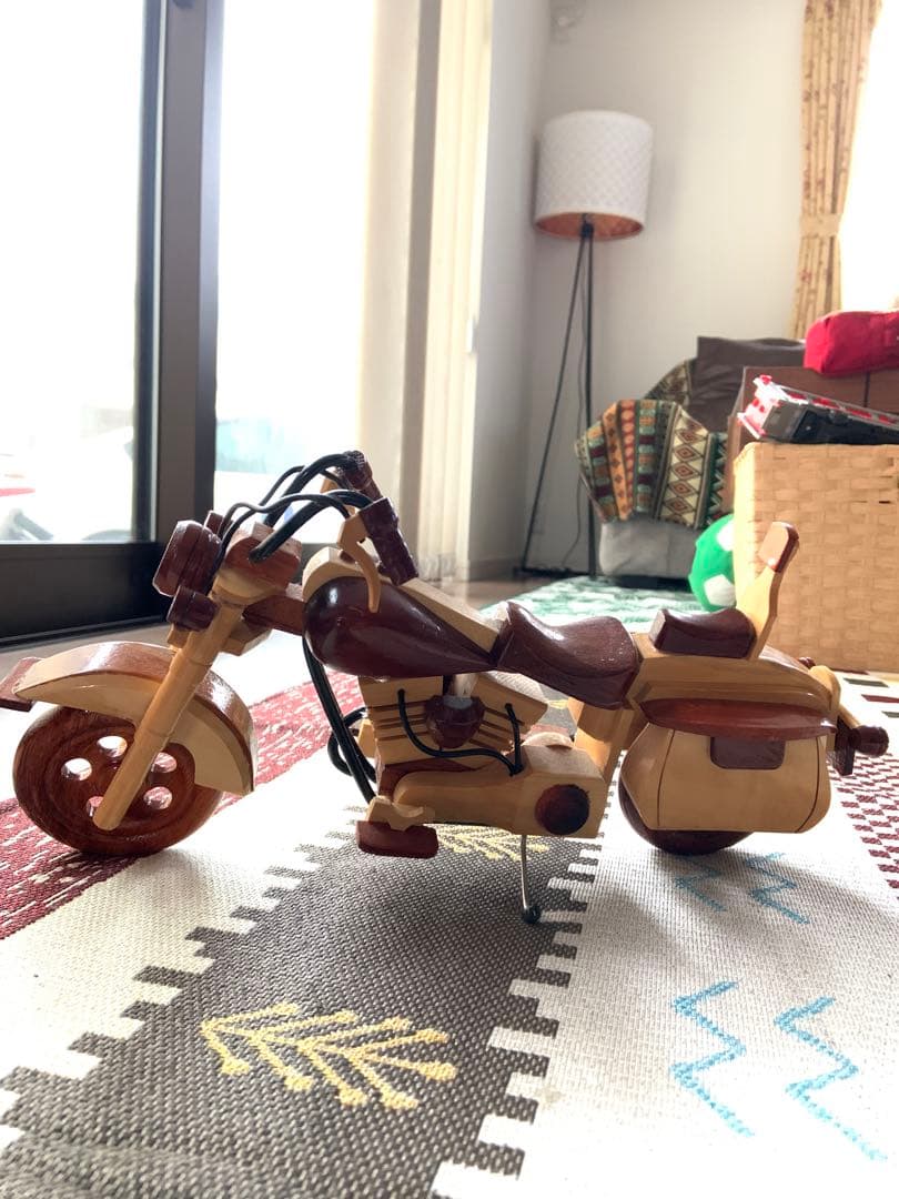 木製バイク 楽天市場】走る！ 驚きの木製バイク模型【公式】つくるんです