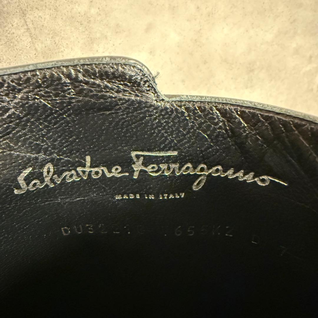 サルヴァトーレフェラガモ ブーツ 7サイズ ブラック ファッション