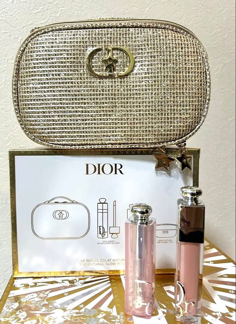Dior 2025 ホリデー リップ 化粧ポーチ付き