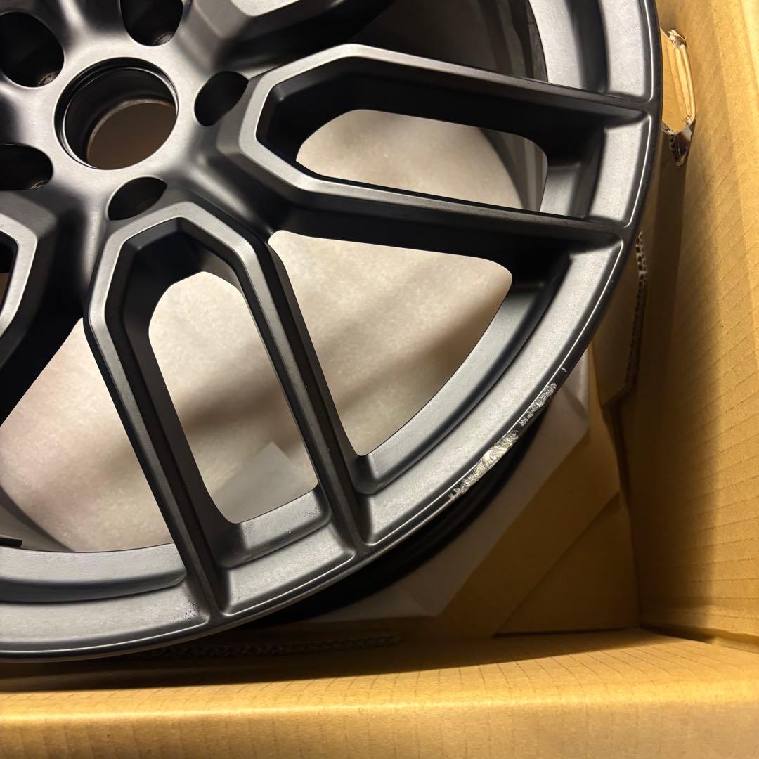 レクサス　IS 30系　マットブラック　BBS 鍛造　9.5j 純正　リヤ