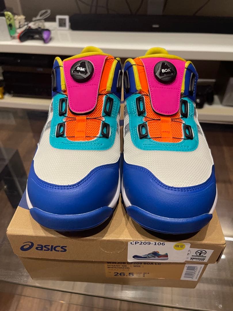 新品　asics CP209-106 BOAシステム 安全靴 26.5cm