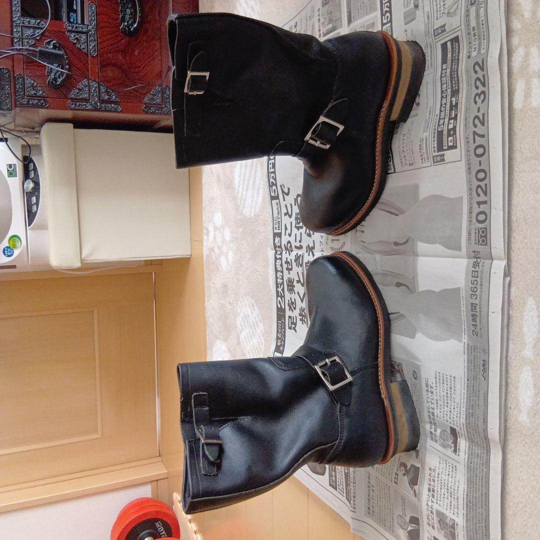 最 安値ファッション - ホーキンス レザー エンジニアブーツ バックル付き