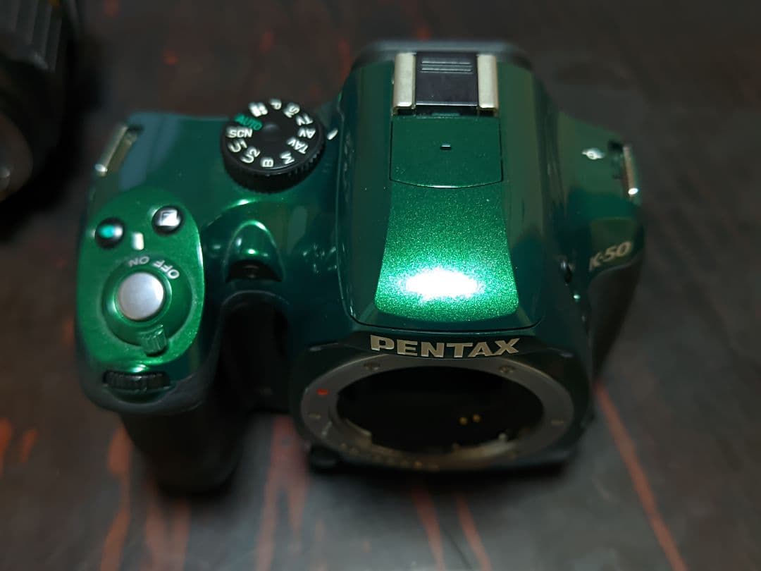 PENTAX k-50メタルグリーン TAMRON18-200 f3.5-6.3