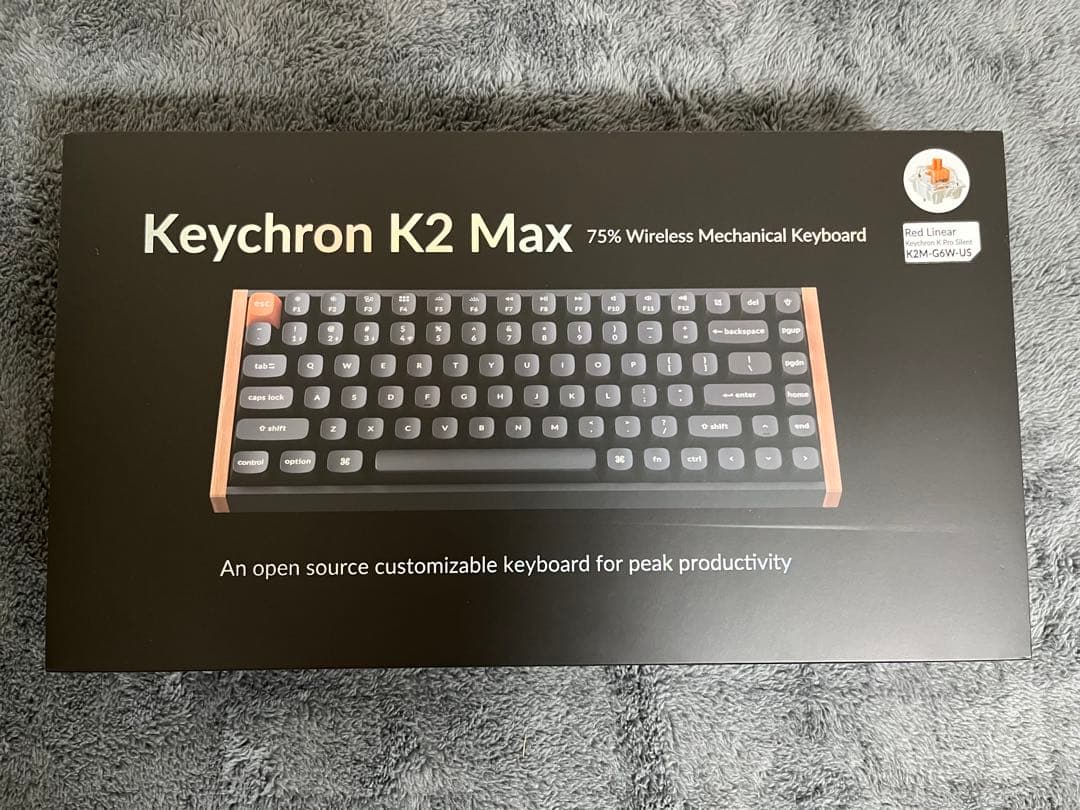 Keychron K2 Maxスペシャルエディション US配列 赤軸 Keychron K2 Max スペシャルエディション QMK ワイヤレス カスタム