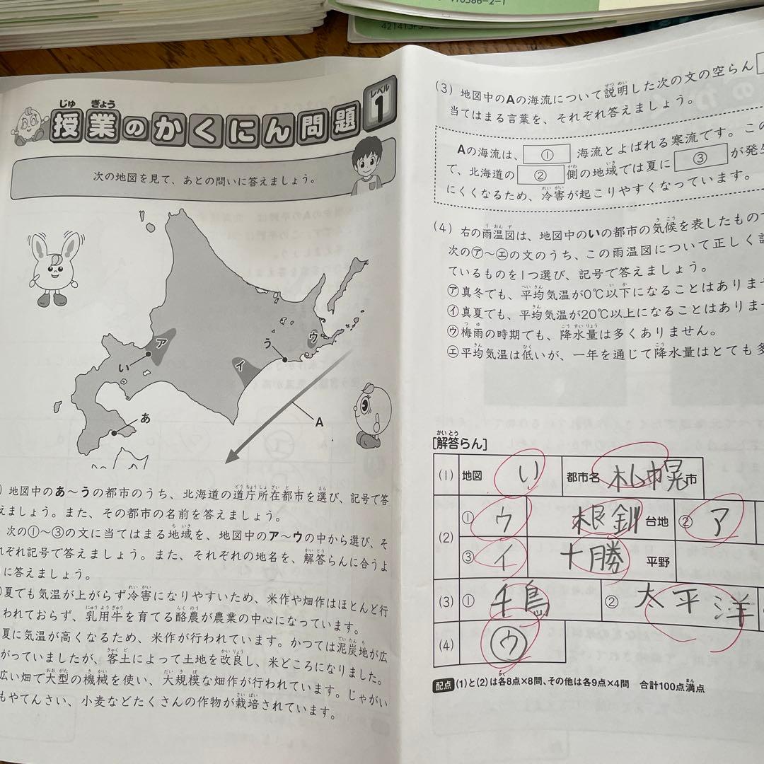 サピックスSAPIX 小学4年 社会 テキスト1年分 - メルカリ