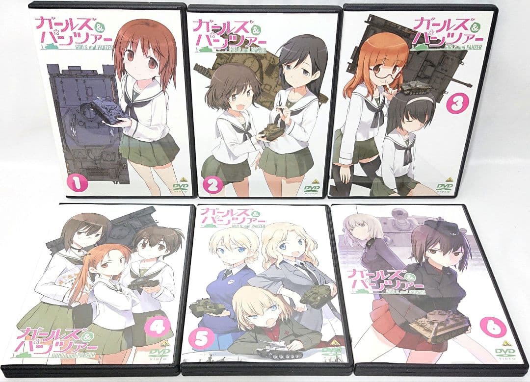 ガールズ&パンツァー/OVA/劇場版【DVD】全8巻