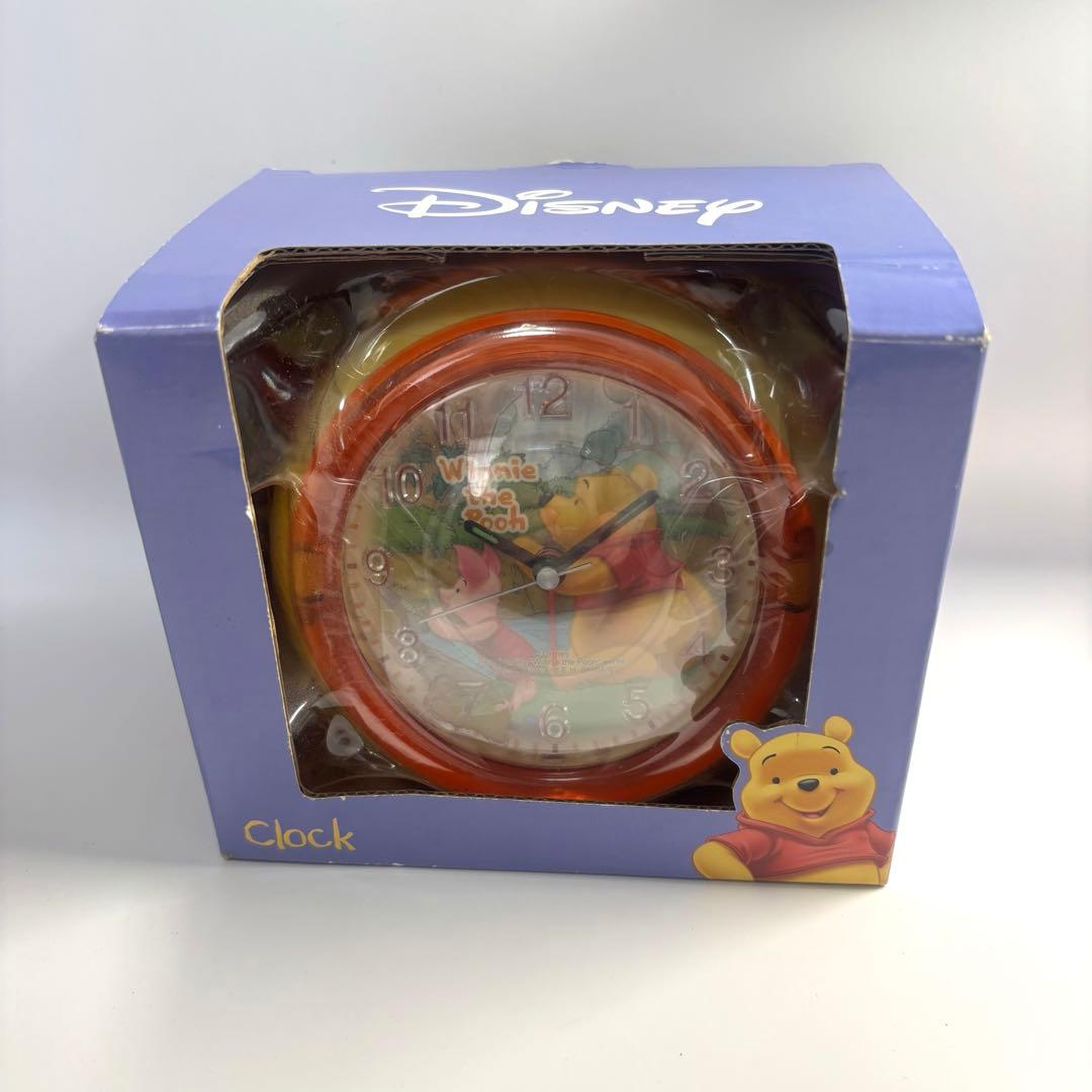 未使用 ディズニー くまのプーさん 置時計 箱付 - メルカリ
