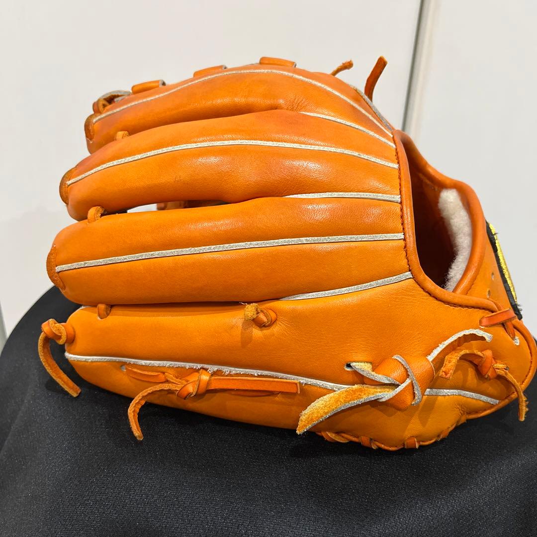 アトムズATOMS 硬式グローブ105型オレンジ - メルカリ