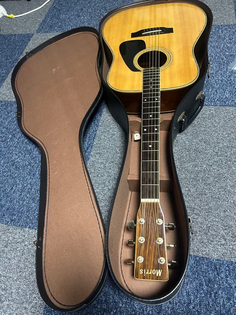 【経年美品】Morris アコースティックギター made in Japan Morris Morris M-601 Acoustic Guitar Made in Japan ハードケース付き