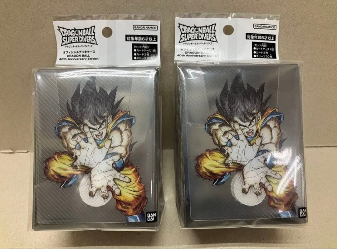 ドラゴンボールスーパーダイバーズ　オフィシャルデッキケース&カード3種2セット ドラゴンボールスーパーダイバーズ オフィシャルデッキケース&カード3