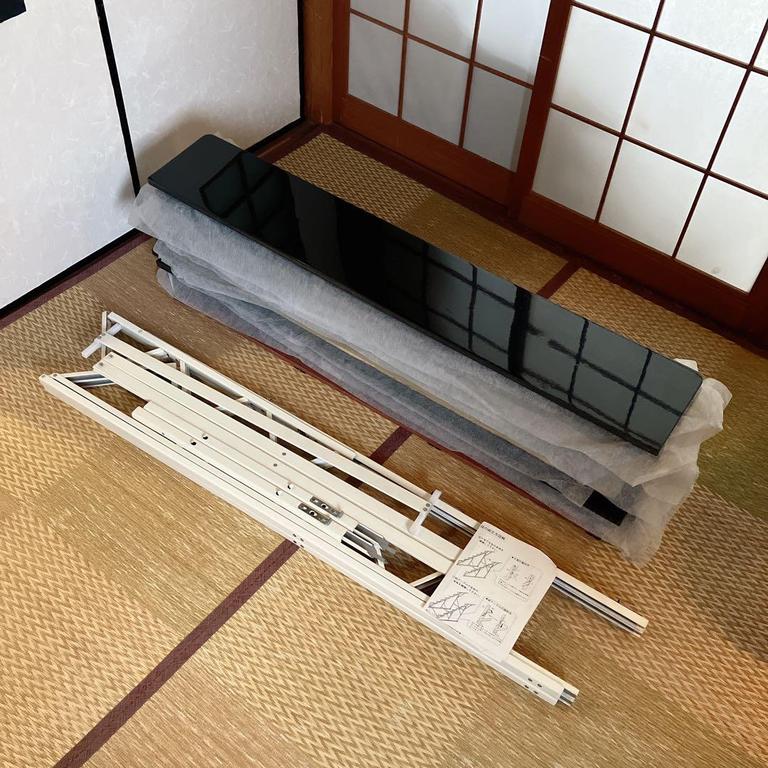 ②高級ひな壇 7段40号 木製黒塗り スチール【①②③同時購入限定