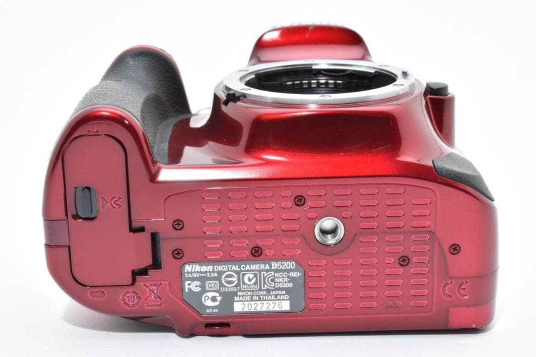 ☆シャッター数2050☆ ニコン NIKON D5200 レッド - メルカリ