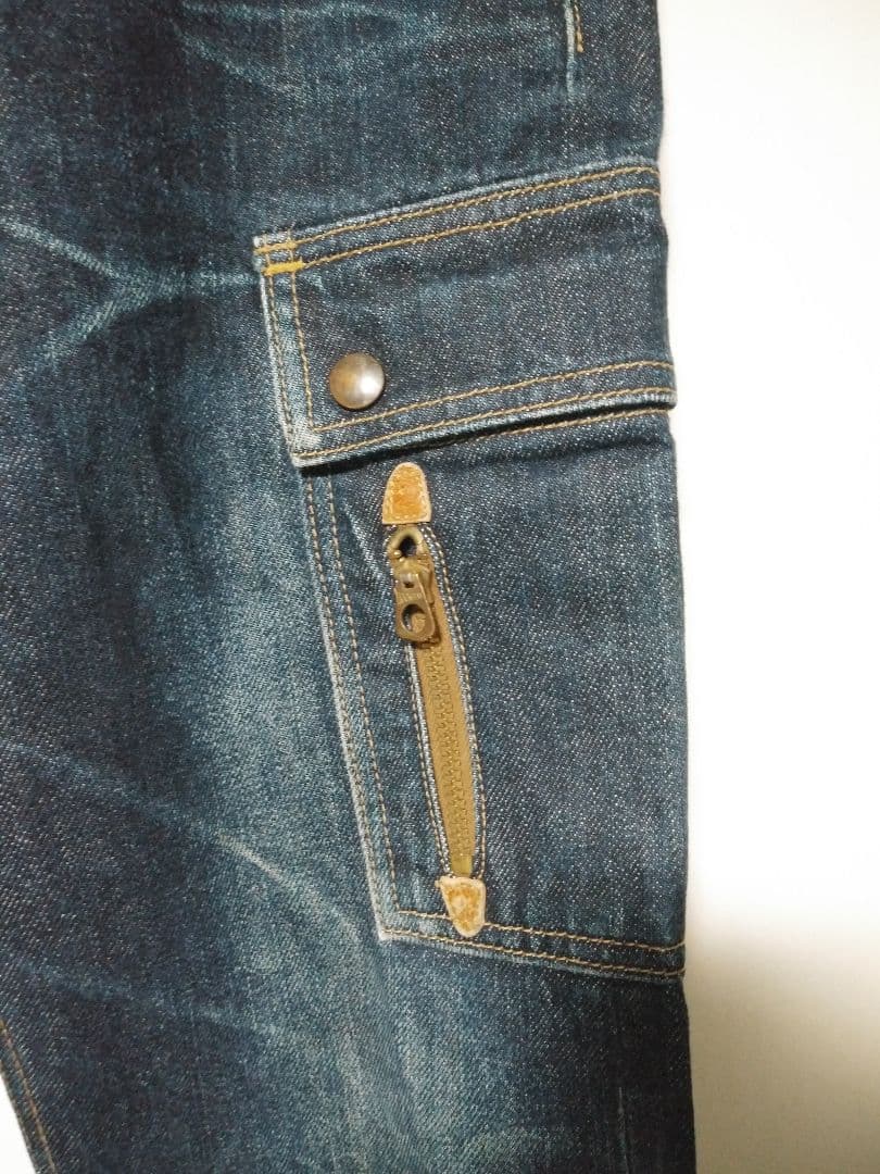 美品 30インチ 備中倉敷工房 ETERNAL 日本製 濃紺 カーゴペインター