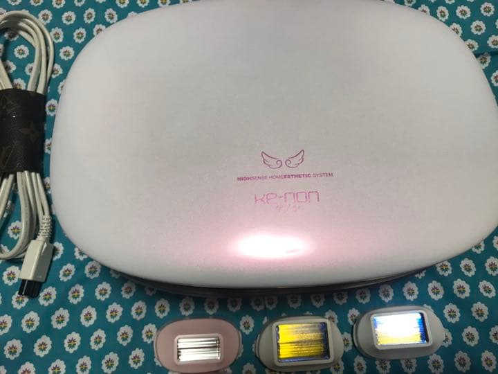 ケノン6.2ver 美品  カートリッジ6個つき。箱なし ケノン（ke-non） 家庭用脱毛器ケノン ストロングカートリッジ Ver.6.2