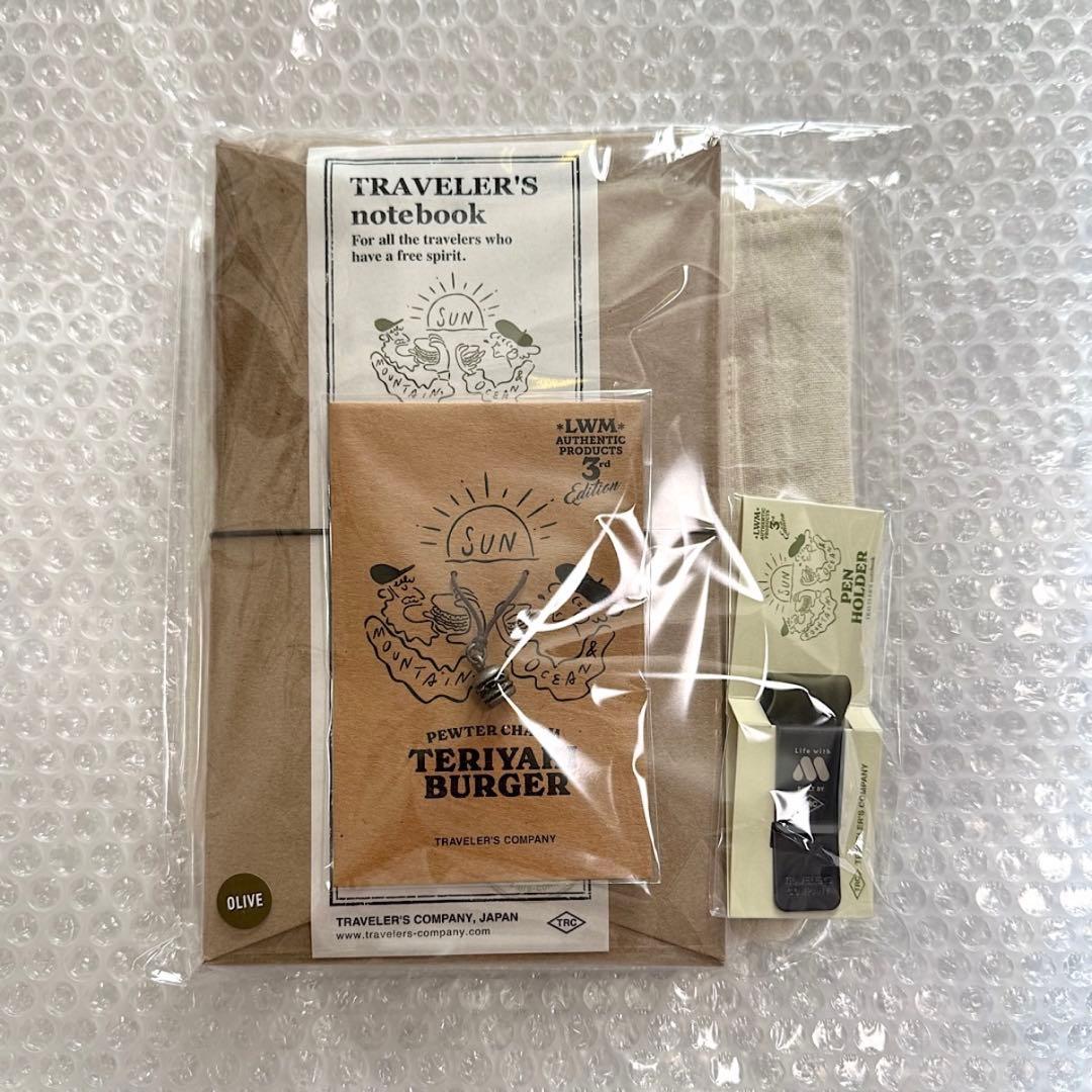 トラベラーズノートセット 3rd edition オリーブ TRAVELER'S notebook OLIVE EDITION / トラベラーズノート オリーブ