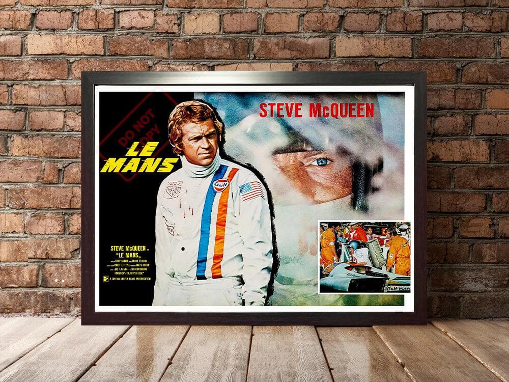ポスター『栄光のル・マン』イタリア版☆スティーブ・マックイーン