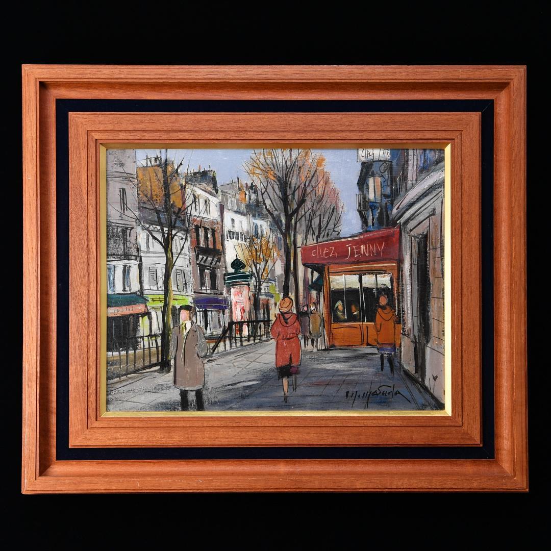 h*u様 【模写】増田誠 「パリー ブルーヴァル ヴォルテール」 油彩 6F h*u様 【模写】増田誠 「パリー ブルーヴァル ヴォルテール」 油彩 6F