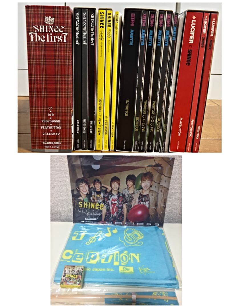SHINee 【CD８セット】+【デビューイベント来場者限定グッズ】 SHINee WORLD VI [PERFECT ILLUMINATION]」のグッズ販売及び「SHINee