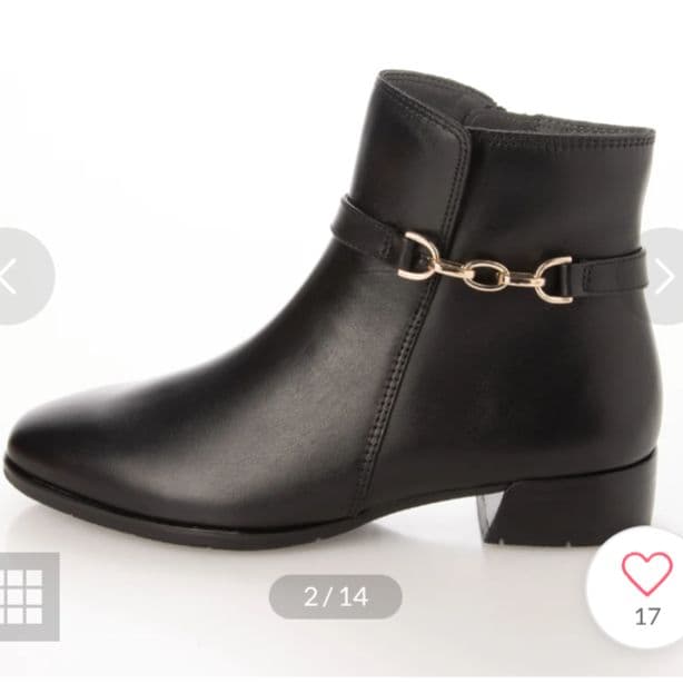 MODE KAORI 2wayチェーン付きショートブーツ ブラック 24.5cm