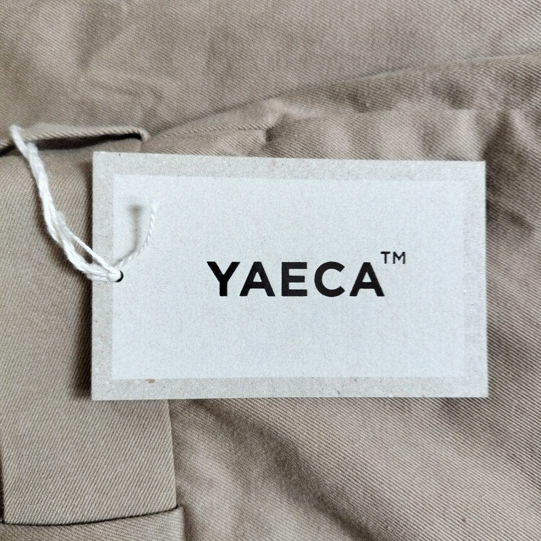 YAECA チノパン サイズ29 新品タグ付き YAECA チノパン タックテーパード KHAKI 〔メンズ〕 YAECA通販・取扱い