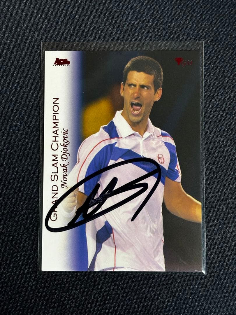 パリオリンピック 金メダリスト ノバク・ジョコビッチ 直筆サイン入り