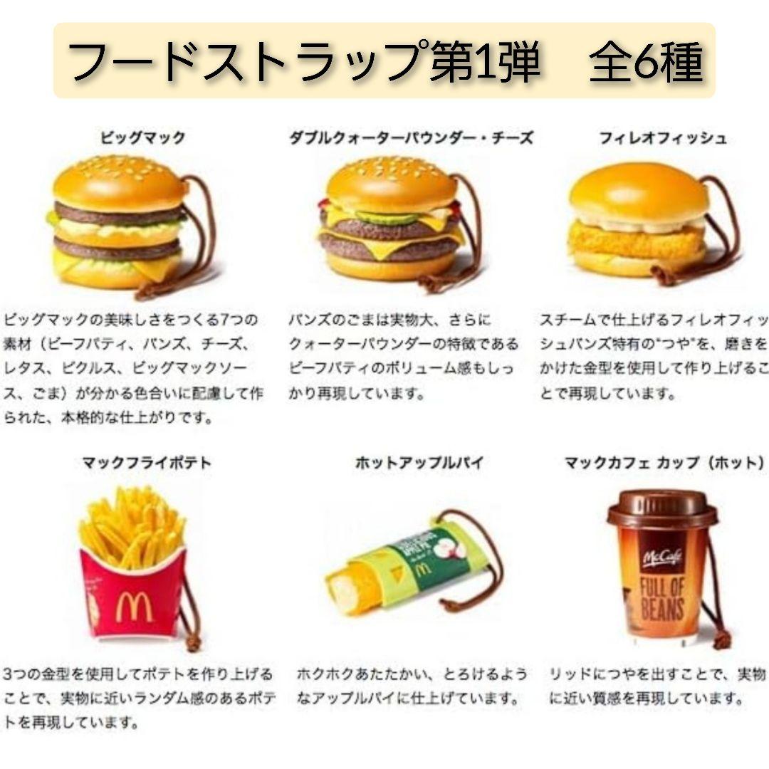 マクドナルド フードストラップ 第1.2.3弾計全15種フルコンプ全未開封