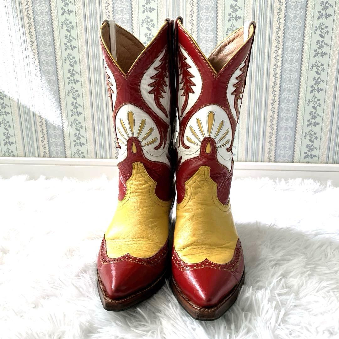 美品✨ DON QUIJOTE ドンキホーテ ウエスタンブーツ メキシカンカラー