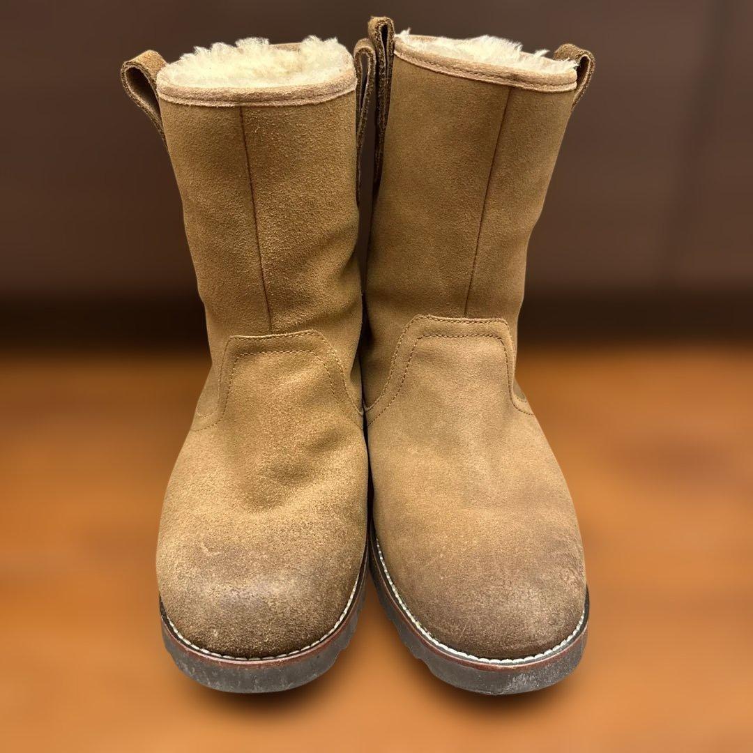UGG アグ stoneman ストーンマン 防水 ムートン ペコスブーツ 茶