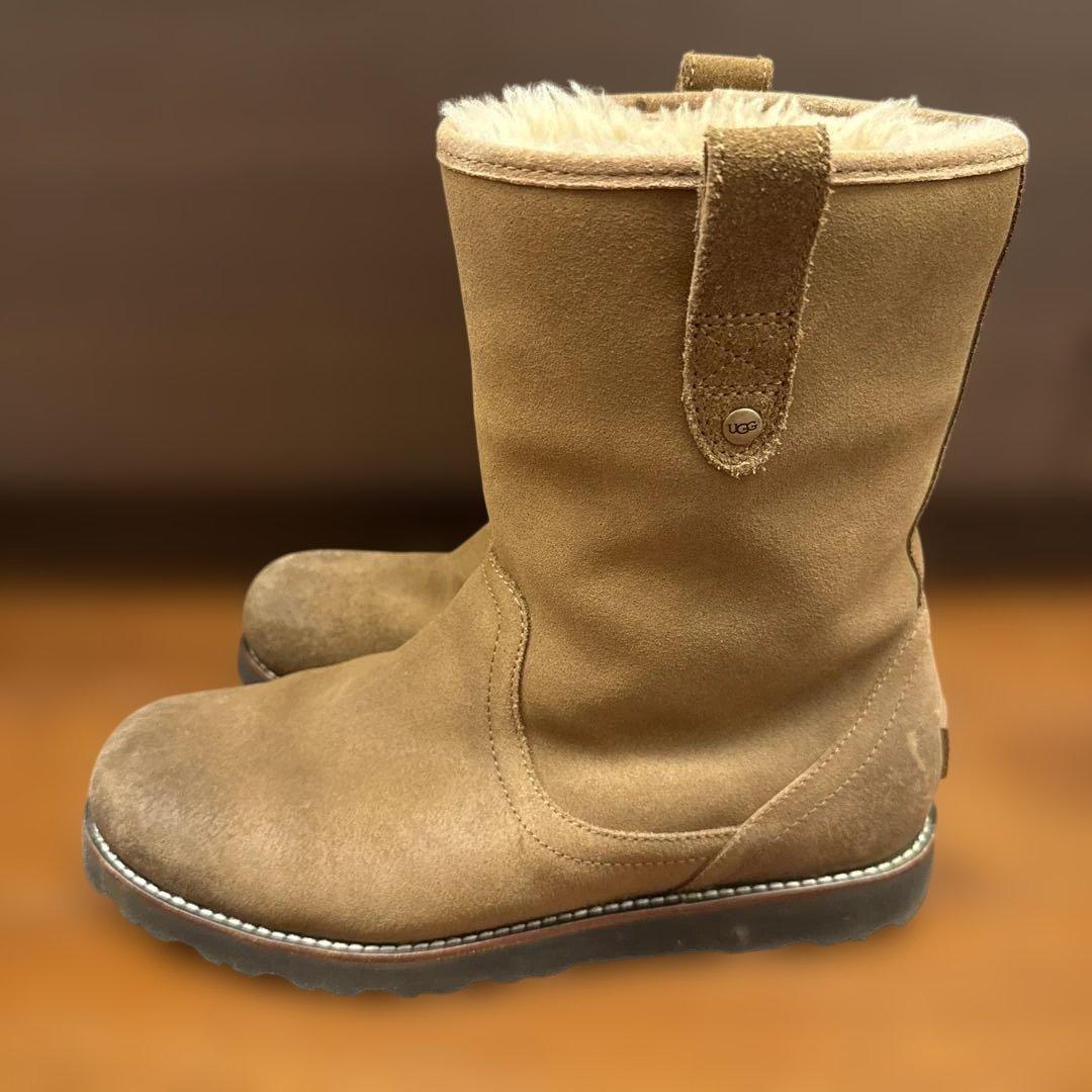 UGG アグ stoneman ストーンマン 防水 ムートン ペコスブーツ 茶