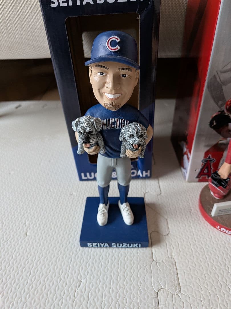 ダルビッシュ 2014 奪三振王達成記念 ボブルヘッド 鈴木誠也