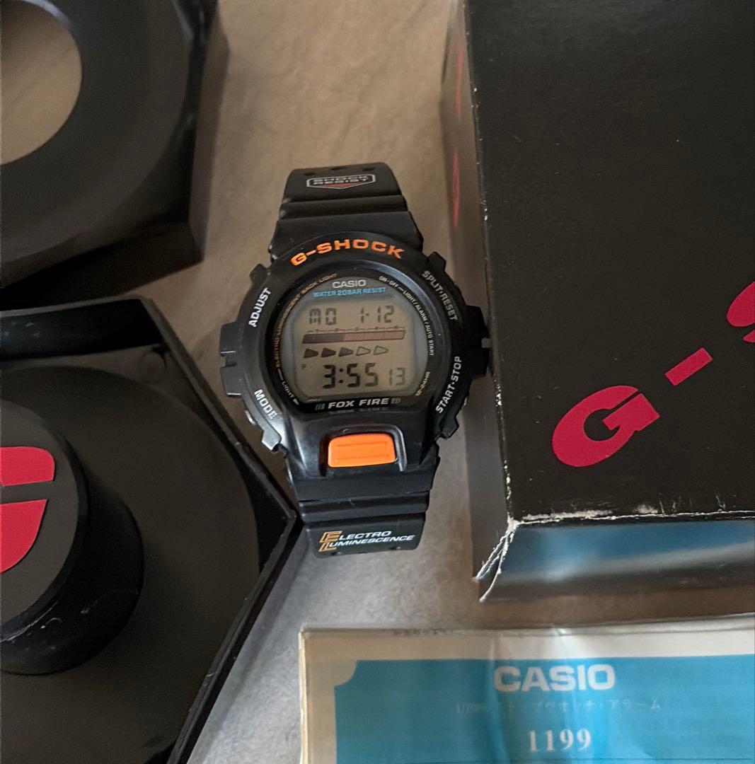 CASIO G-SHOCK DW-6600 ブラック×オレンジ FOX FIRE Casio G-Shock Sniper Fox Fire DW-6600B-1A