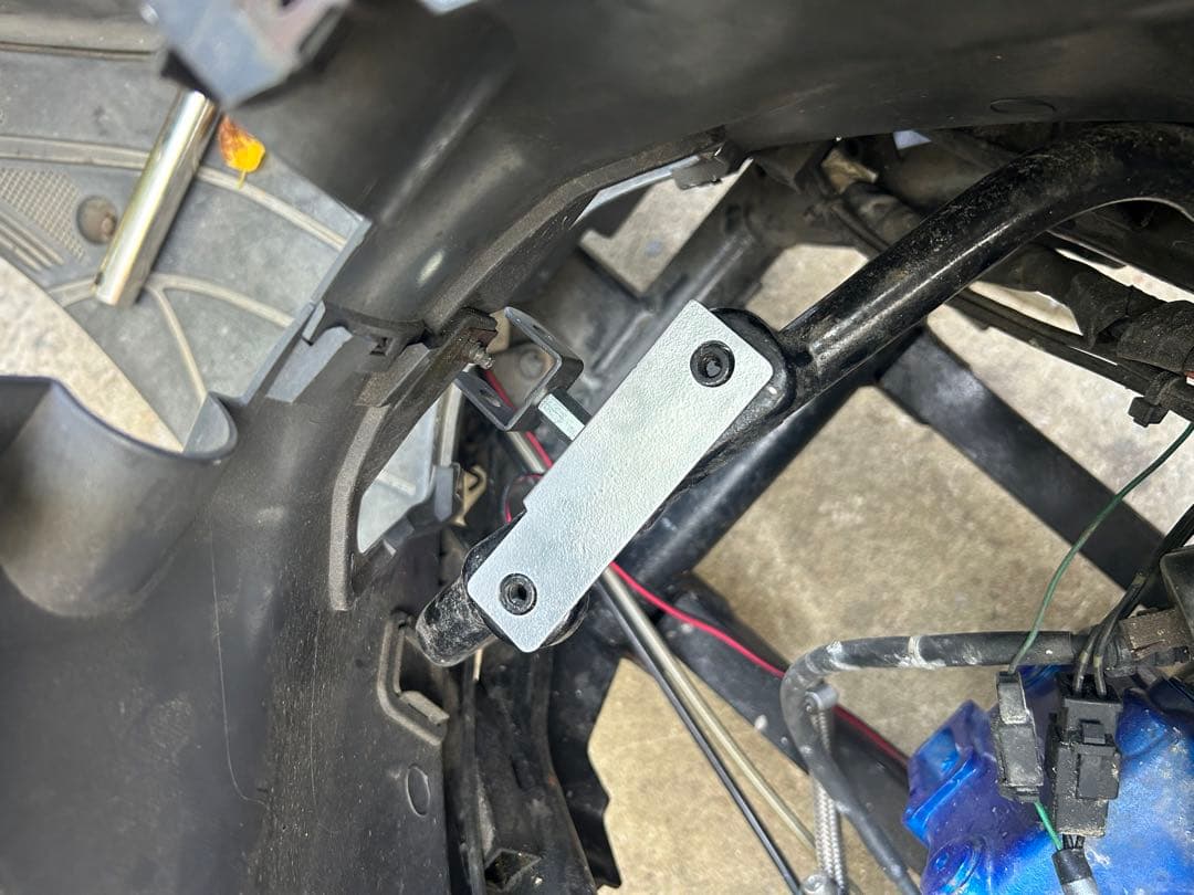 アドレスV125Gフレーム補強バーセンターバーワンツーアドブイ