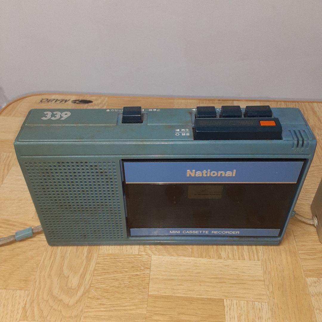 レトロ National カセットレコーダー RQ- 339 ジャンク2台セット
