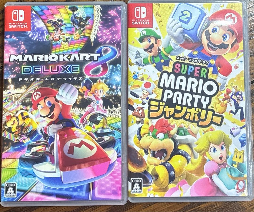 Switch マリオパーティージャンボリー　マリオカート8　2個セット 新品・未開封 【2本セット】マリオパーティ ジャンボリー マリオカート