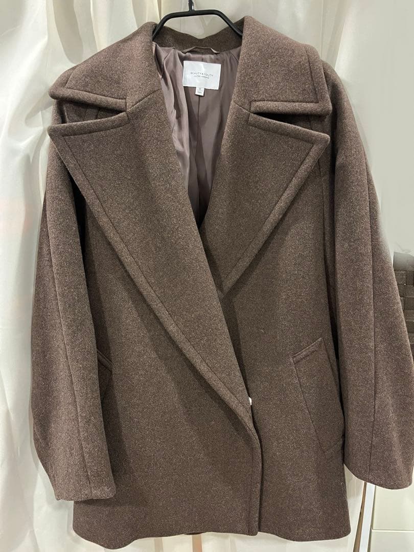 Beauty&Youth BY∴ MANTECO メルトンメランジミドル丈コート - メルカリ