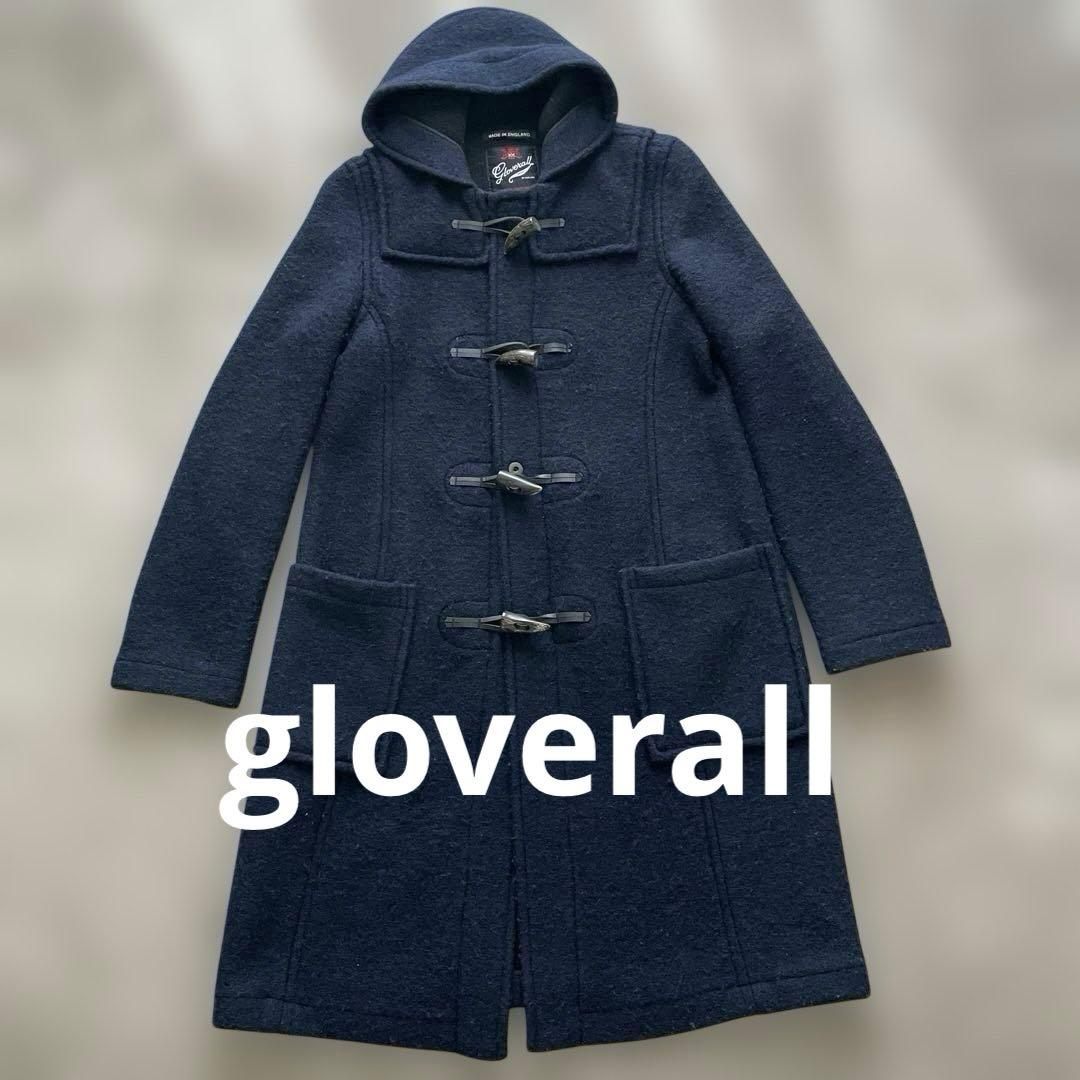 英国製】グローバーオール ダッフルコート ネイビー 紺 ウール - メルカリ