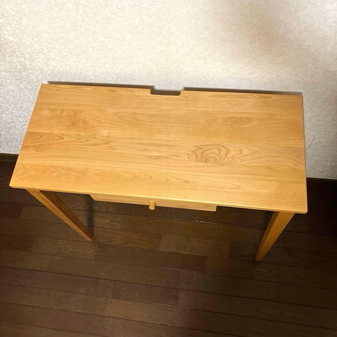 美品】ベルメゾン コンパクトデスク PCデスク 等に アルダー材 - メルカリ