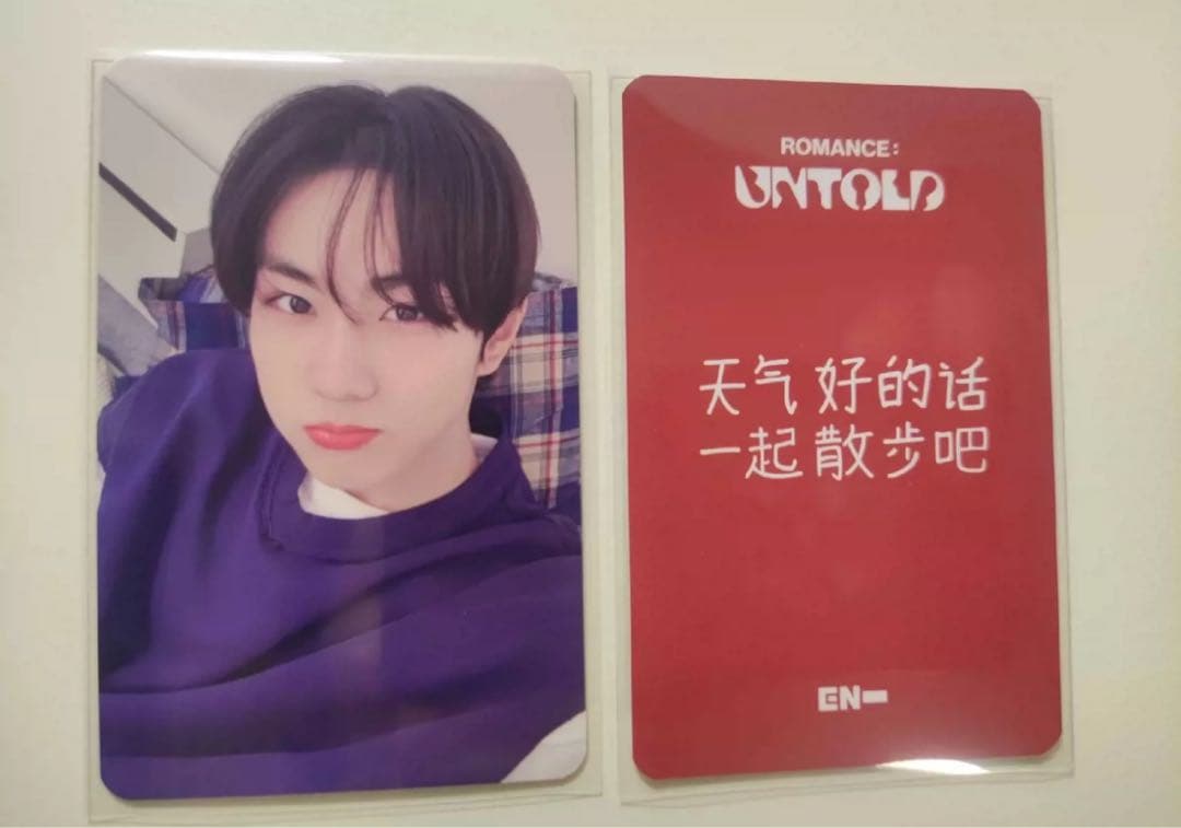 ENHYPEN 中華 中国 限定 idoustage ラキドロ  ジョンウォン ENHYPEN 宵 ジョンウォン 初回限定盤B ラキドロ - メルカリ