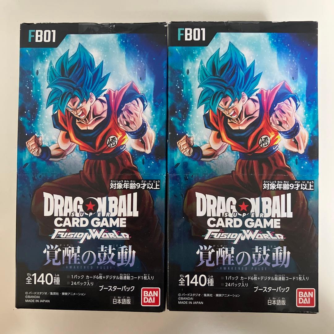 新品未開封】ドラゴンボールカード 覚醒の鼓動 2箱 - メルカリ